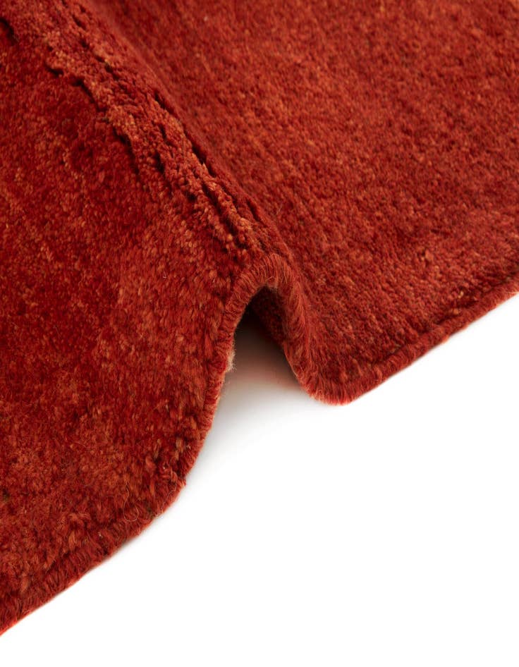 Detail image of  4' x 5' 6  Hand Knotted Gabbeh Persian Wool Rug