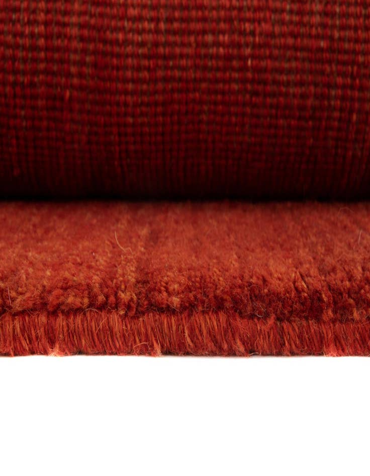 Detail image of  4' x 5' 6  Hand Knotted Gabbeh Persian Wool Rug