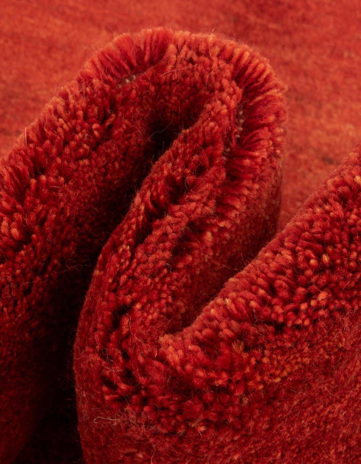 Detail image of  4' x 5' 6  Hand Knotted Gabbeh Persian Wool Rug