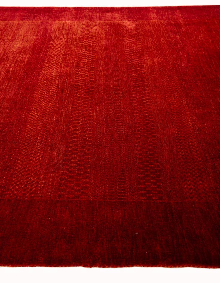 Detail image of  4' 9 x 6' 7  Hand Knotted Gabbeh Wool Rug