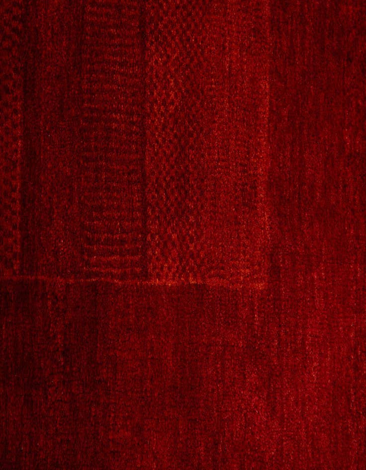 Detail image of  4' 9 x 6' 7  Hand Knotted Gabbeh Wool Rug