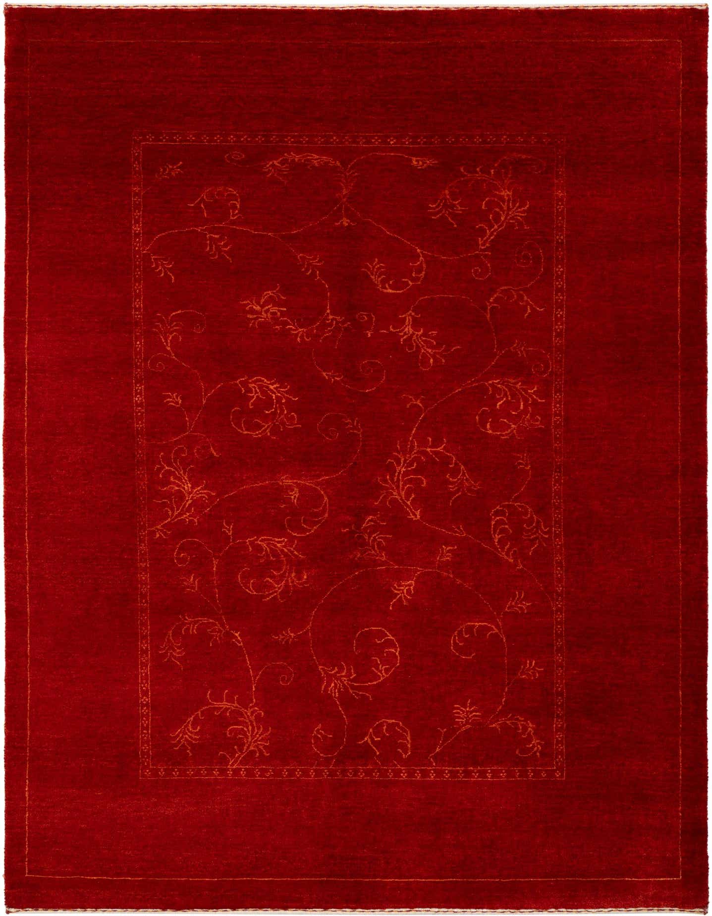 Primary image  4' 10 x 6' 9  Hand Knotted Gabbeh Wool Rug