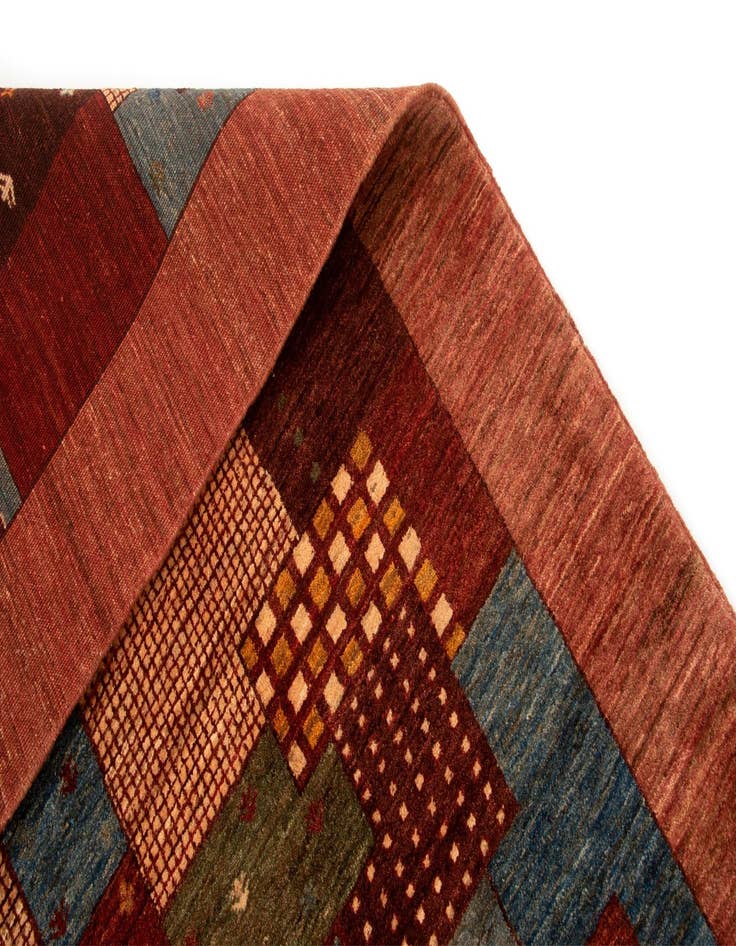 Detail image of  6' 11 x 10' 1 Gabbeh Rug
