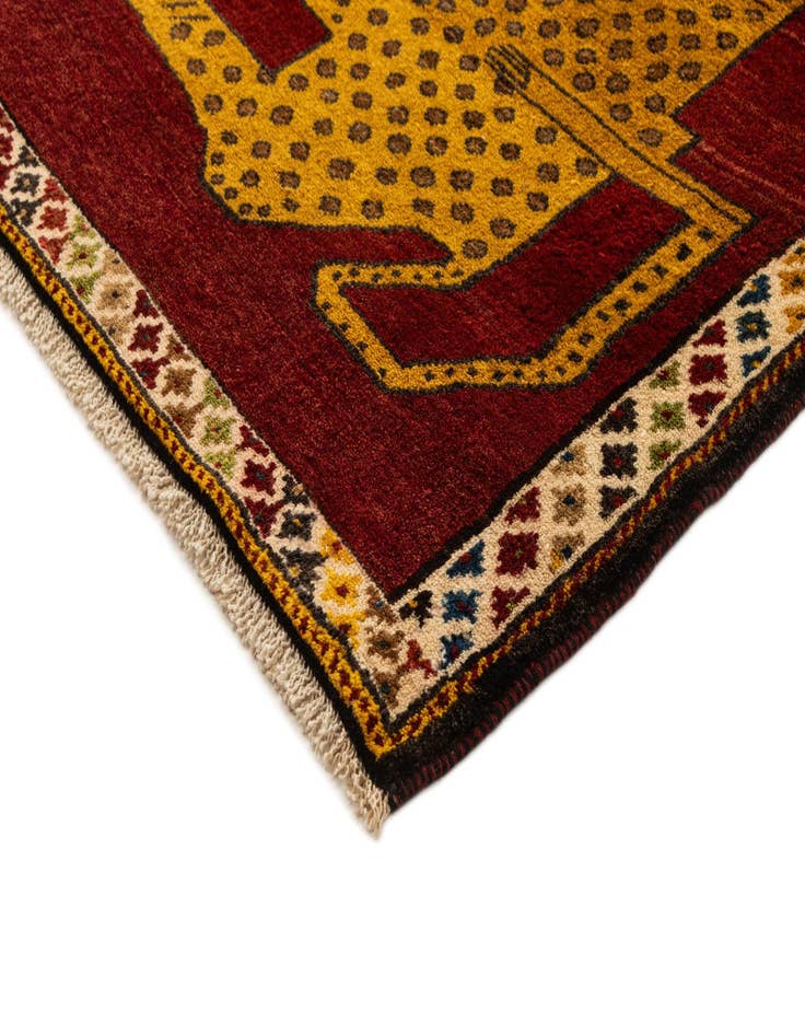 Detail image of  3' 4 x 4' 10 Gabbeh Rug