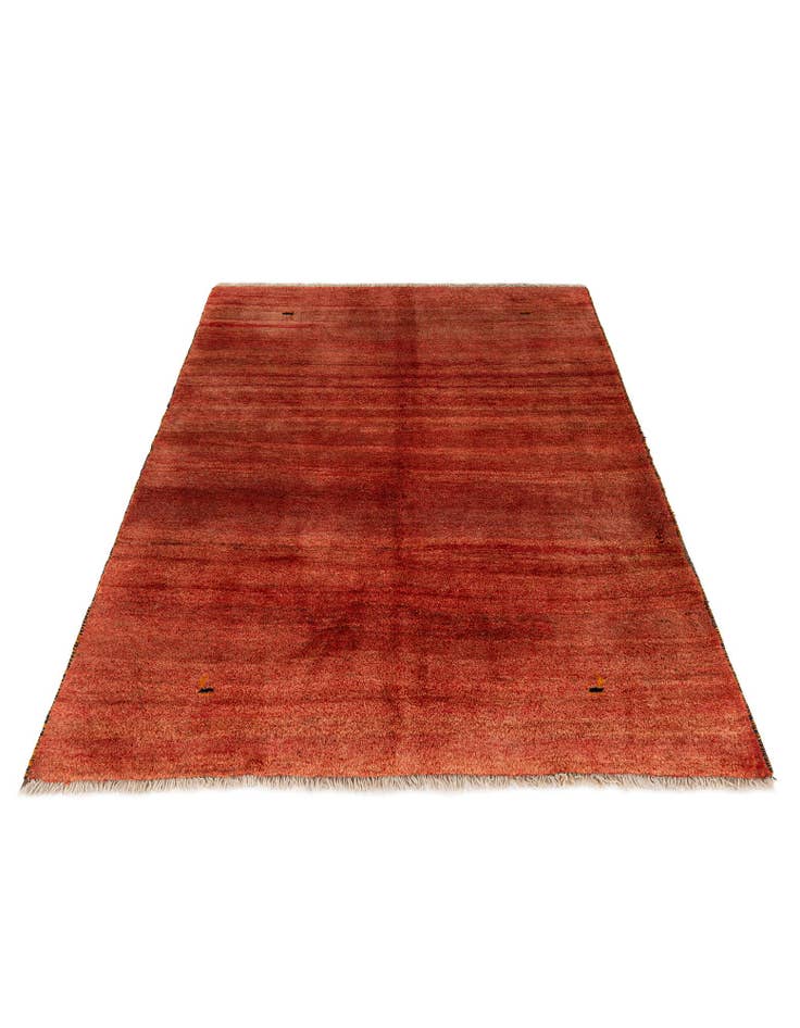 Detail image of  5' 5 x 7'  Hand Knotted Gabbeh Wool Rug