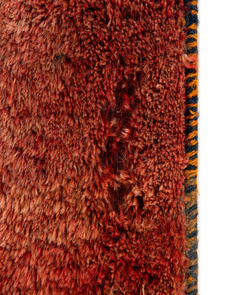 Detail image of  5' 5 x 7'  Hand Knotted Gabbeh Wool Rug