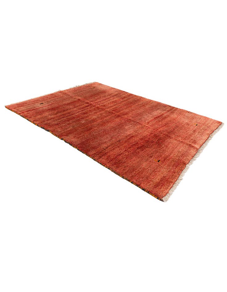 Detail image of  5' 5 x 7'  Hand Knotted Gabbeh Wool Rug