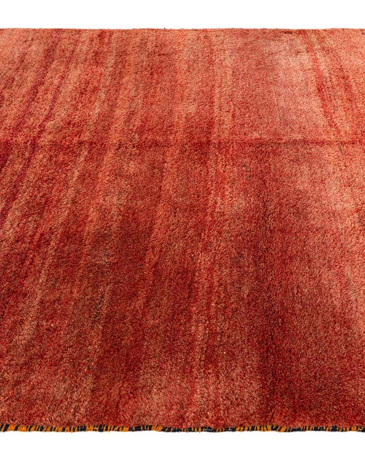 Detail image of  5' 5 x 7'  Hand Knotted Gabbeh Wool Rug