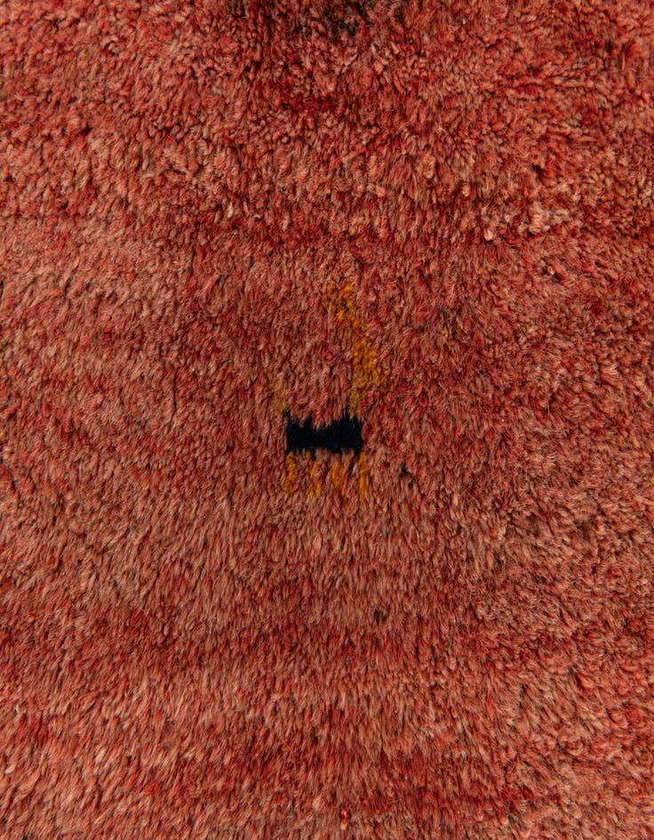 Detail image of  5' 5 x 7'  Hand Knotted Gabbeh Wool Rug