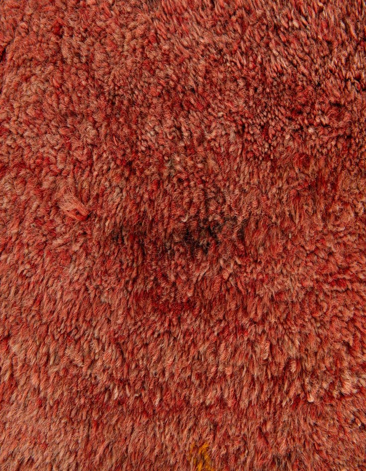 Detail image of  5' 5 x 7'  Hand Knotted Gabbeh Wool Rug