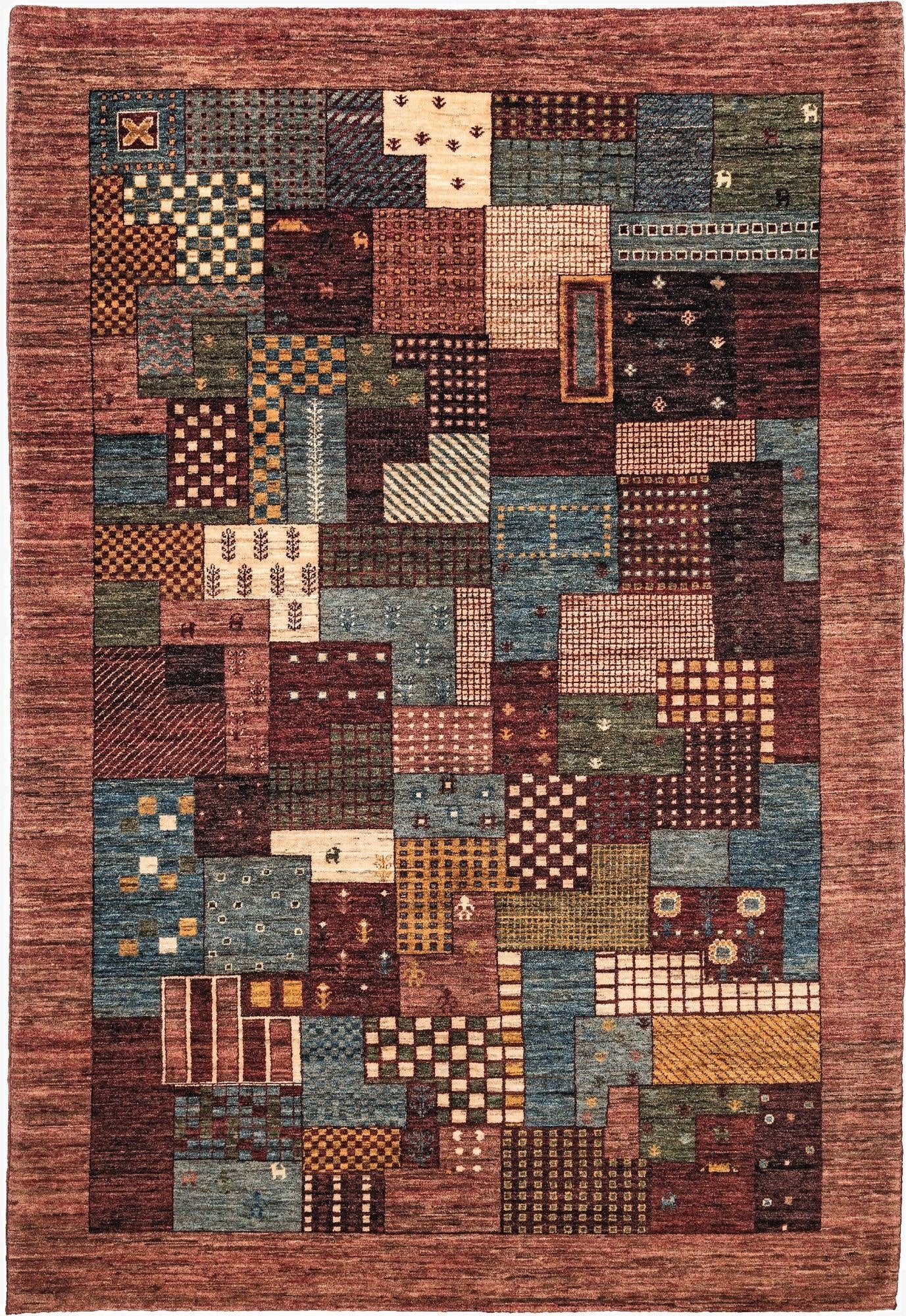  6' 11 x 10' 1 Gabbeh Rug