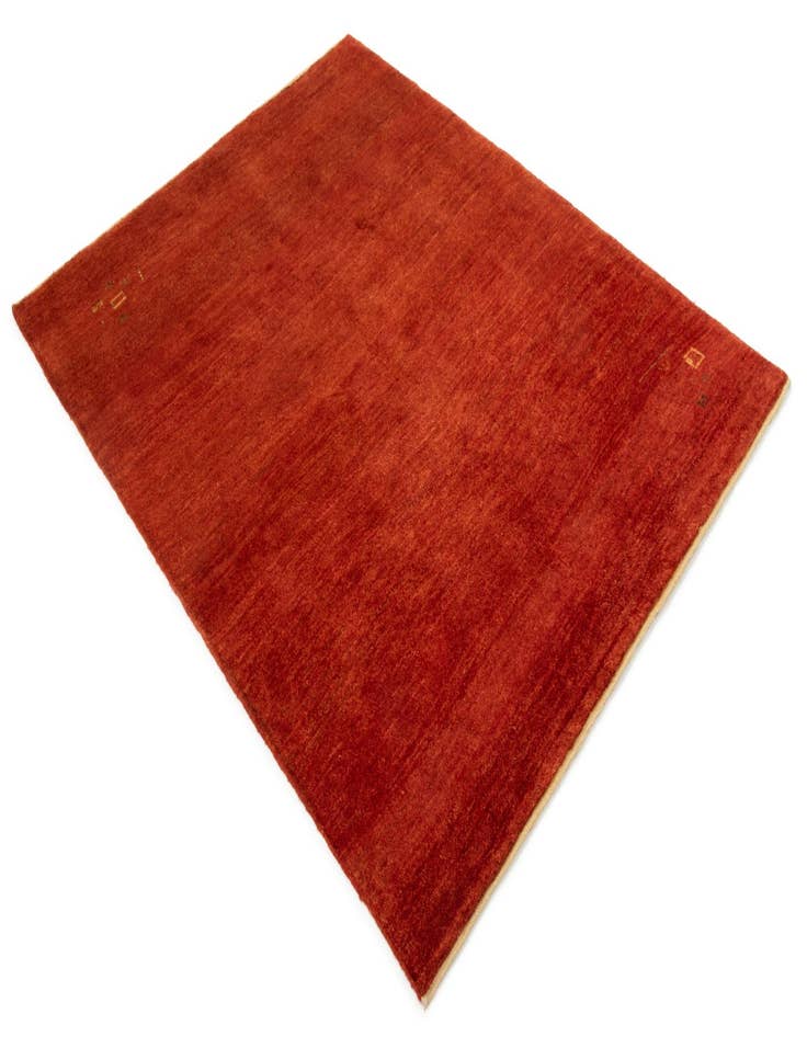 Detail image of  5' 3 x 6' 6  Hand Knotted Gabbeh Shouli Persian Wool Rug