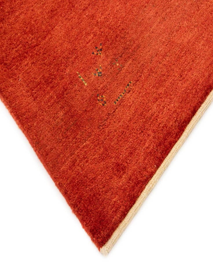 Detail image of  5' 2 x 6' 8  Hand Knotted Gabbeh Shouli Persian Wool Rug