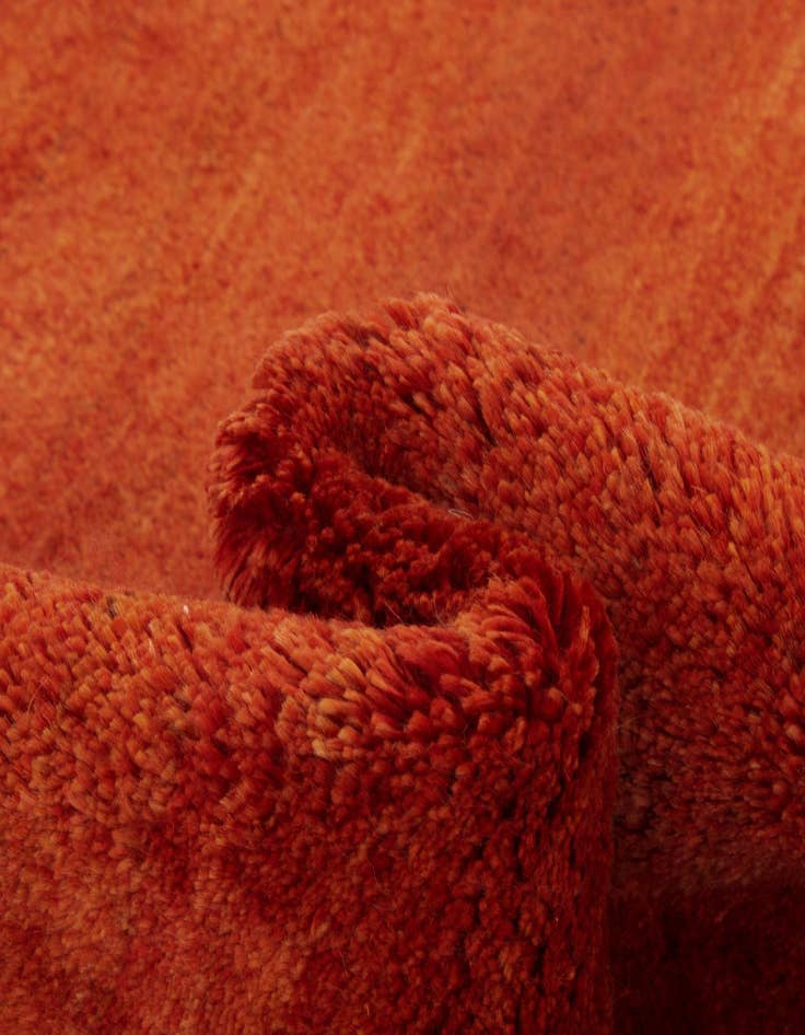 Detail image of  5' x 6' 4  Hand Knotted Gabbeh Shouli Persian Wool Rug