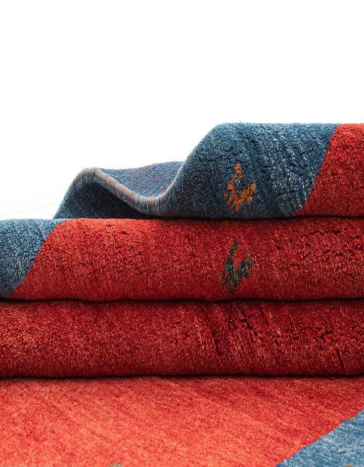 Detail image of  4' 11 x 6' 9 Gabbeh Shouli Rug