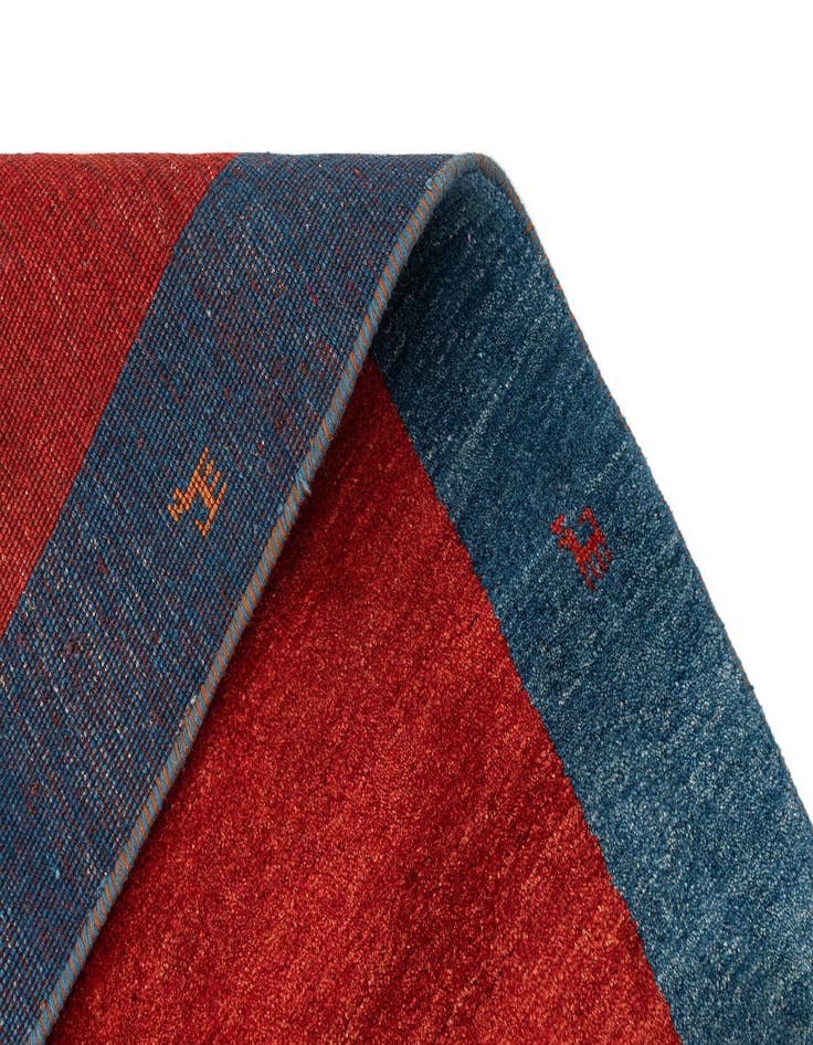 Detail image of  4' 11 x 6' 9 Gabbeh Shouli Rug