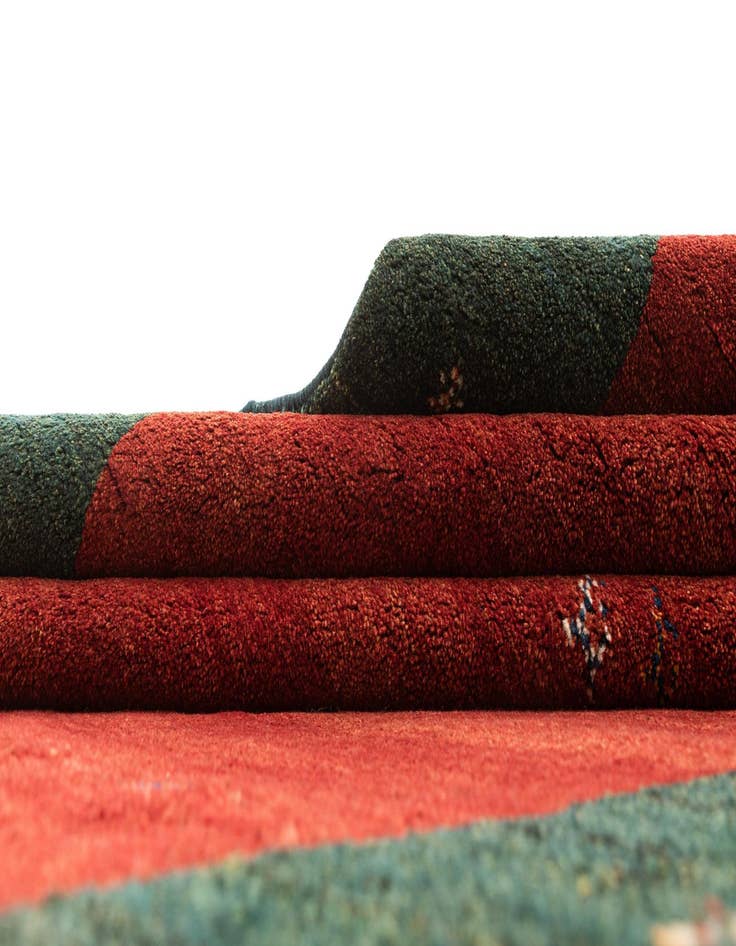 Detail image of  6' 11 x 8' 11 Gabbeh Shouli Rug