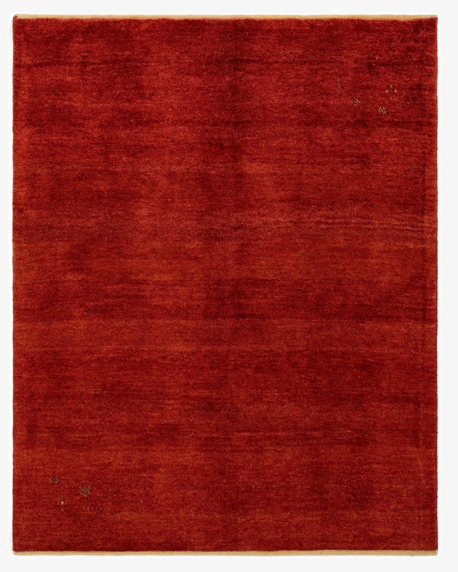  5' 1 x 6' 5 Gabbeh Shouli Wool Rug