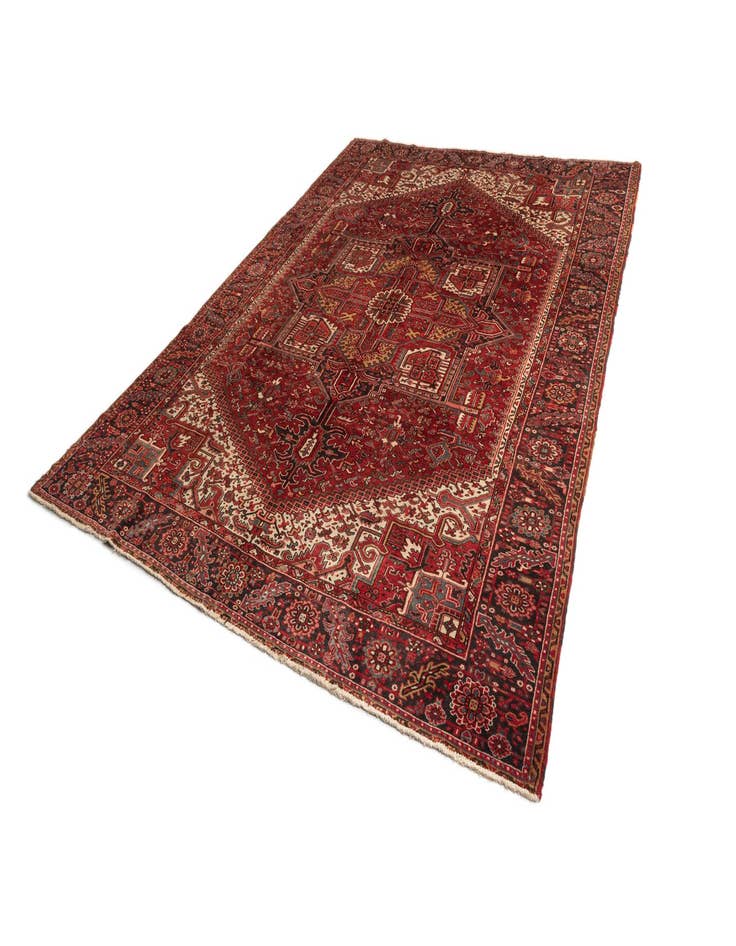 Detail image of  9' 8 x 13' Gharajeh Wool Rug