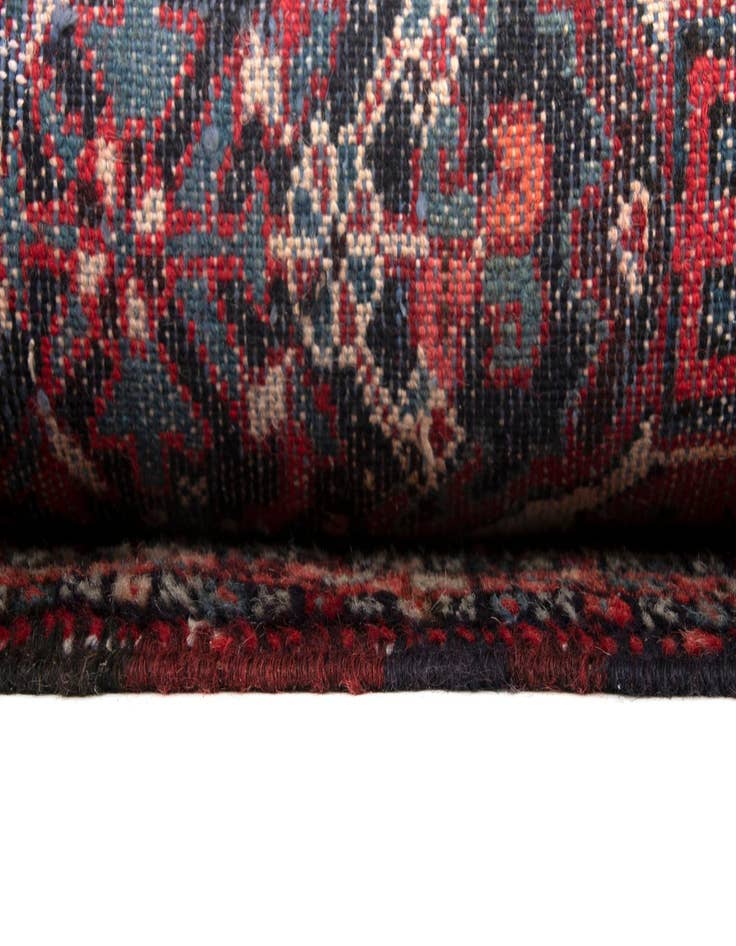 Detail image of  8' 6 x 11' 8  Hand Knotted Gharajeh Persian Wool Rug