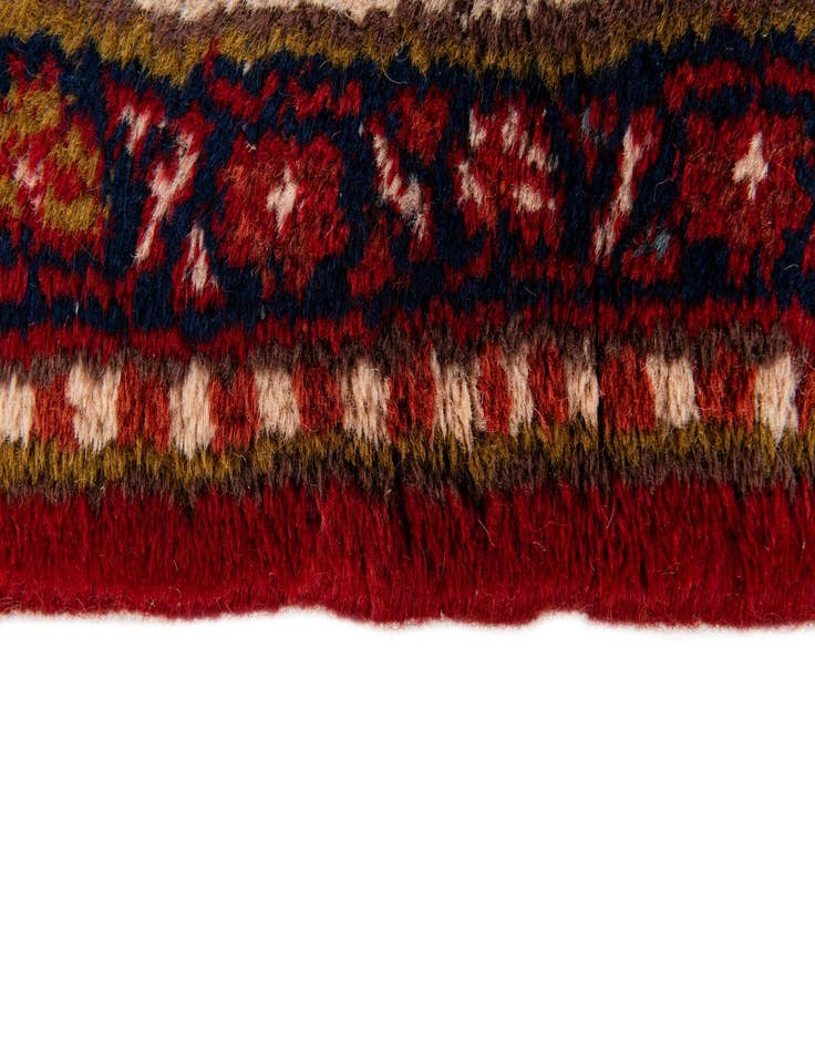 Detail image of 3' 5 x 6' 7 Hand Knotted Gharajeh Wool Rug