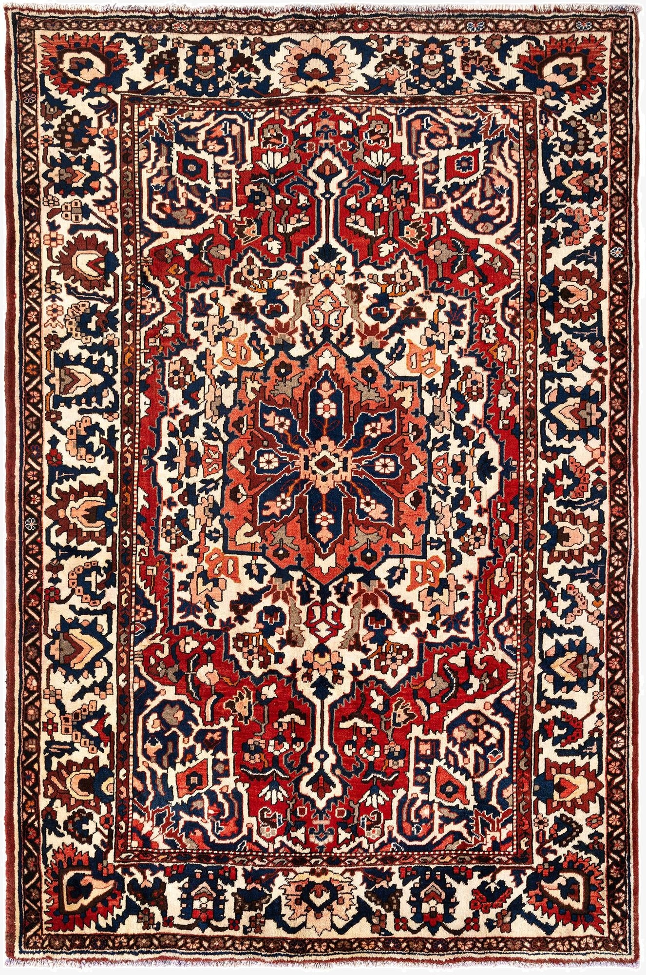  6' 9 x 10' 1 Gharajeh Wool Rug