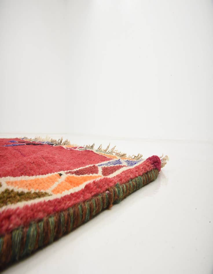 Detail image of  3' 8 x 5' 3  Hand Knotted Ghashghaei Persian Wool Rug