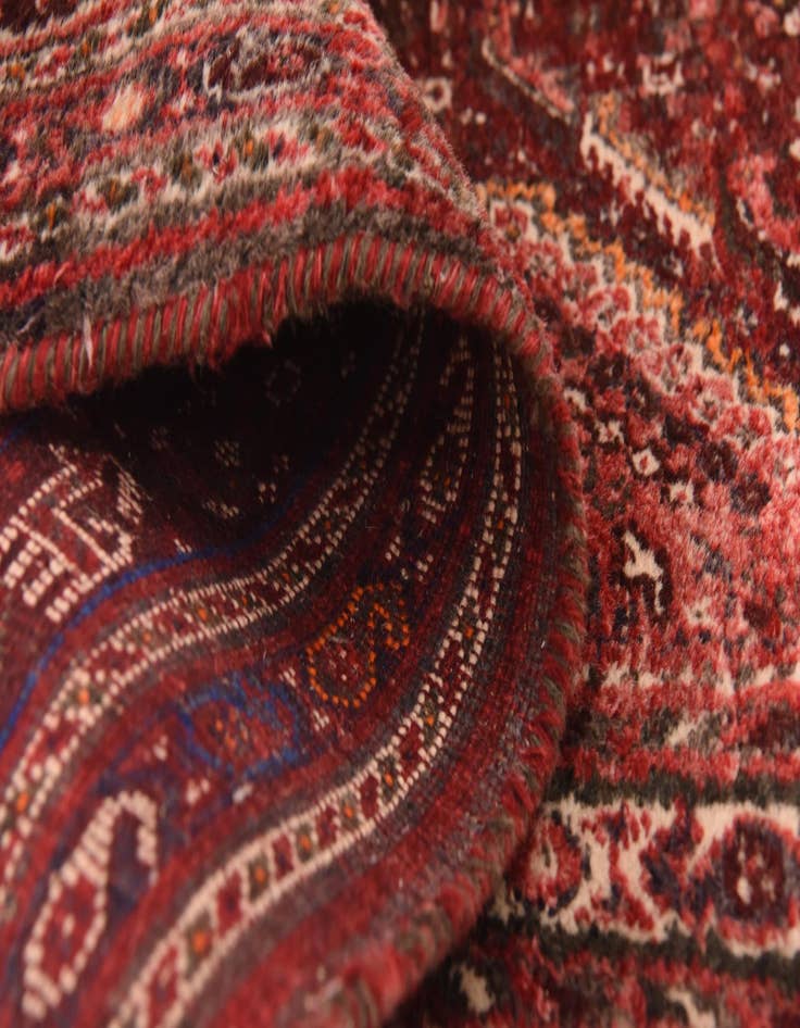 Detail image of  7' 2 x 10' 6  Hand Knotted Ghashghaei Persian Wool Rug