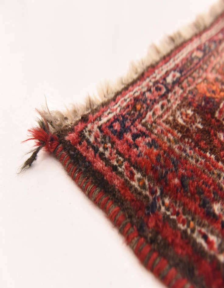 Detail image of  7' 2 x 10' 6  Hand Knotted Ghashghaei Persian Wool Rug