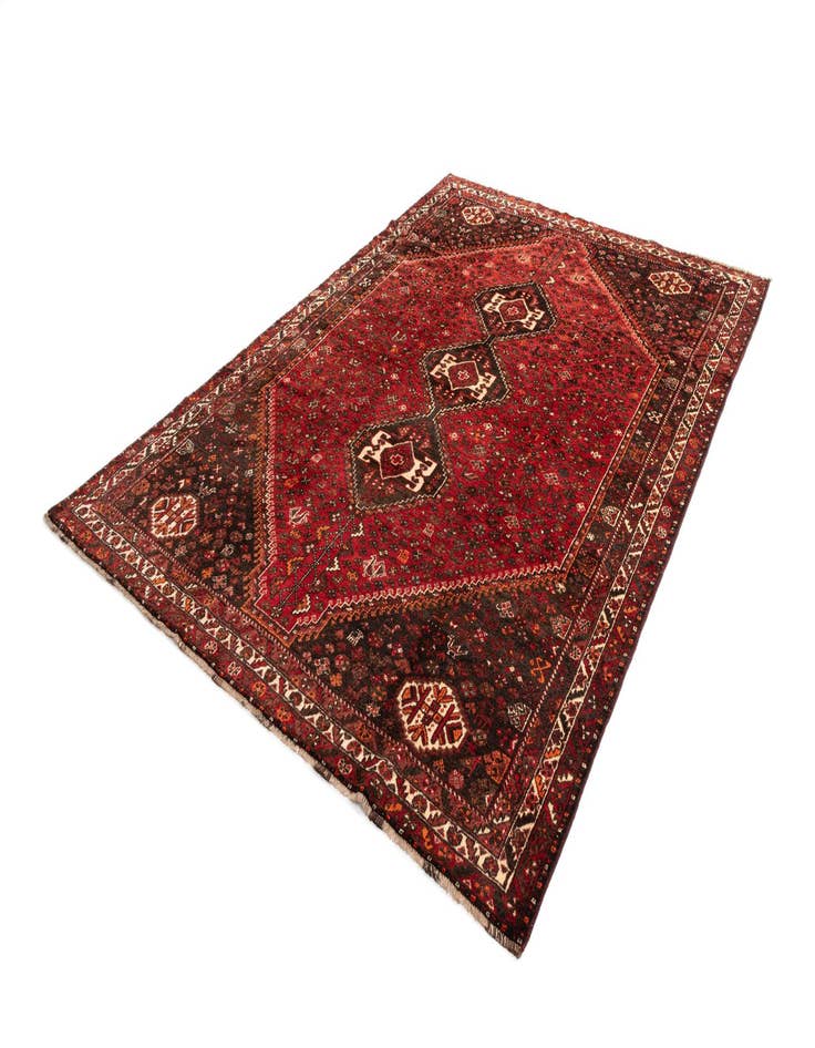 Detail image of  7' 4 x 10' 7 Ghashghai Wool Rug