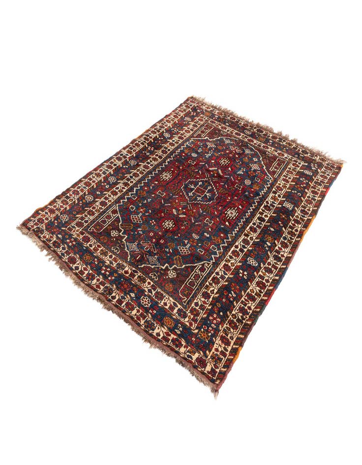 Detail image of  5' 2 x 6' 11 Ghashghai Wool Rug