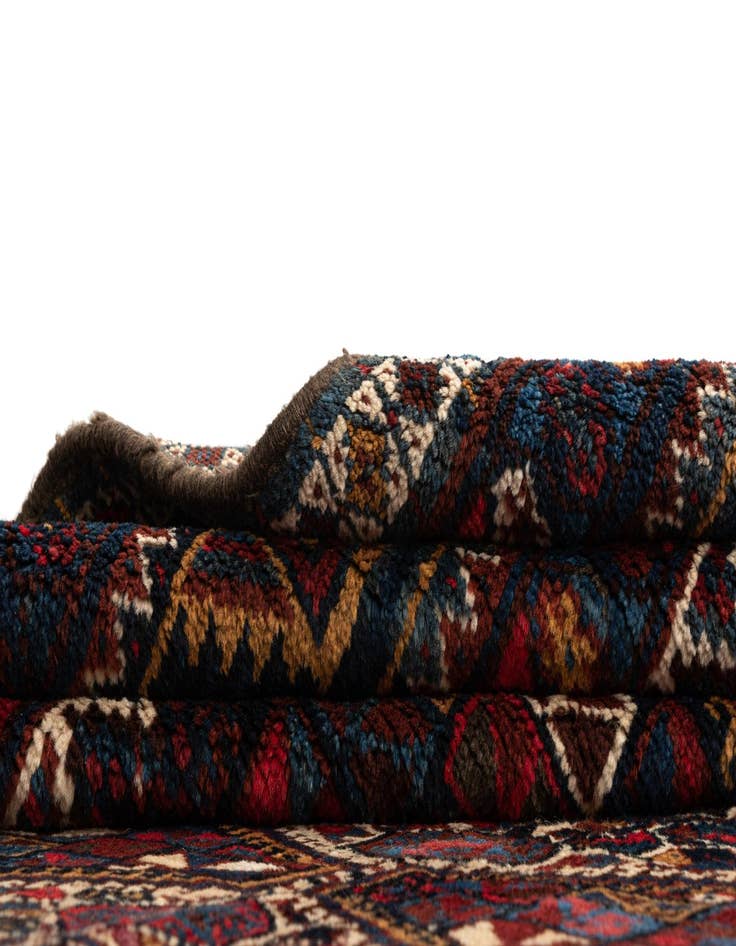 Detail image of  5' 6 x 6' 9 Ghashghai Wool Rug