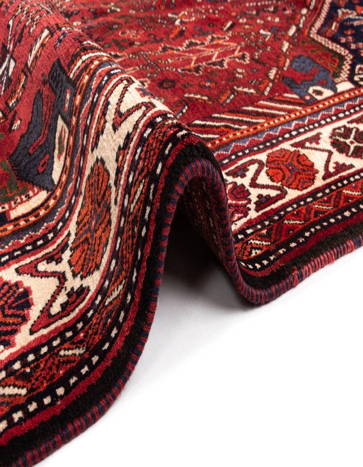 Detail image of  7' x 10' 6 Ghashghai Wool Rug