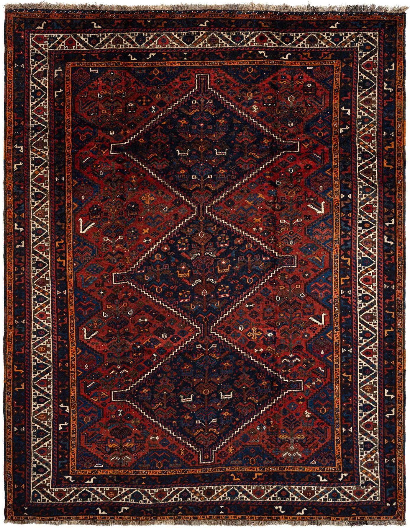 Primary image  7' 3 x 10' 5 Ghashghai Wool Rug