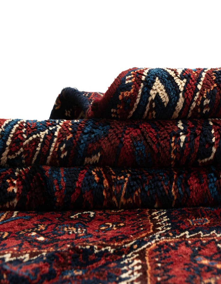 Detail image of  5' 6 x 7' 8 Ghashghai Wool Rug