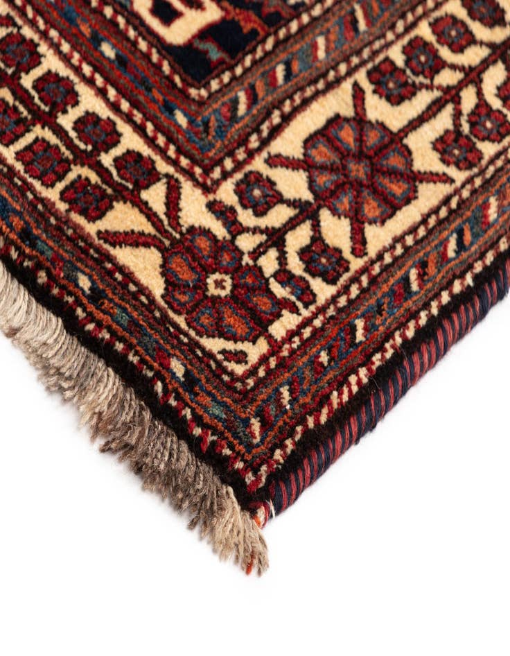 Detail image of  5' 1 x 8' 6 Ghashghai Wool Rug