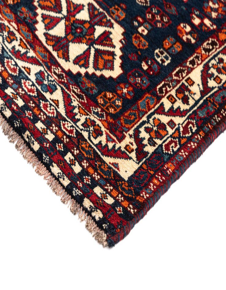 Detail image of  4' 6 x 6' 8 Ghashghai Wool Rug