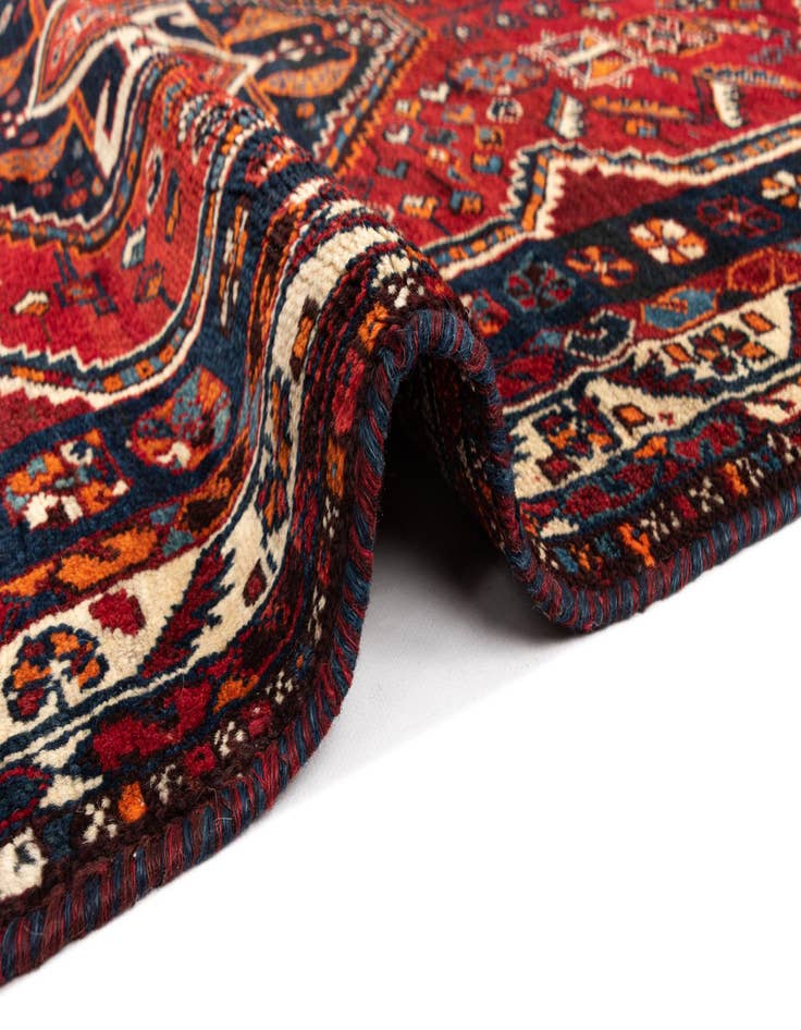 Detail image of  4' 6 x 6' 8 Ghashghai Wool Rug