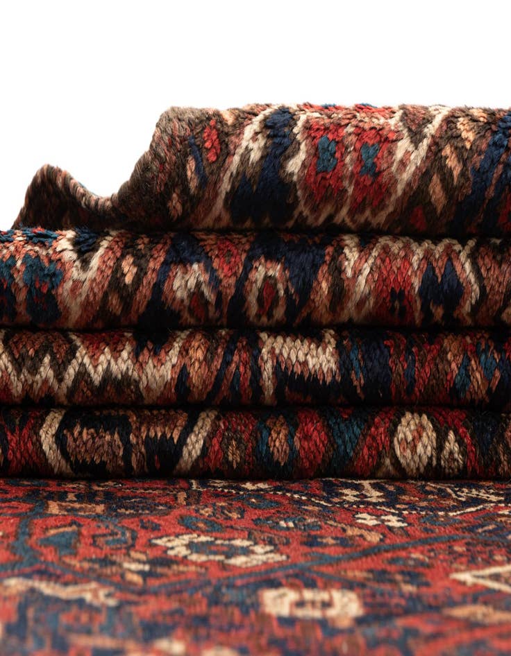 Detail image of  5' 1 x 6' 1 Ghashghai Wool Rug