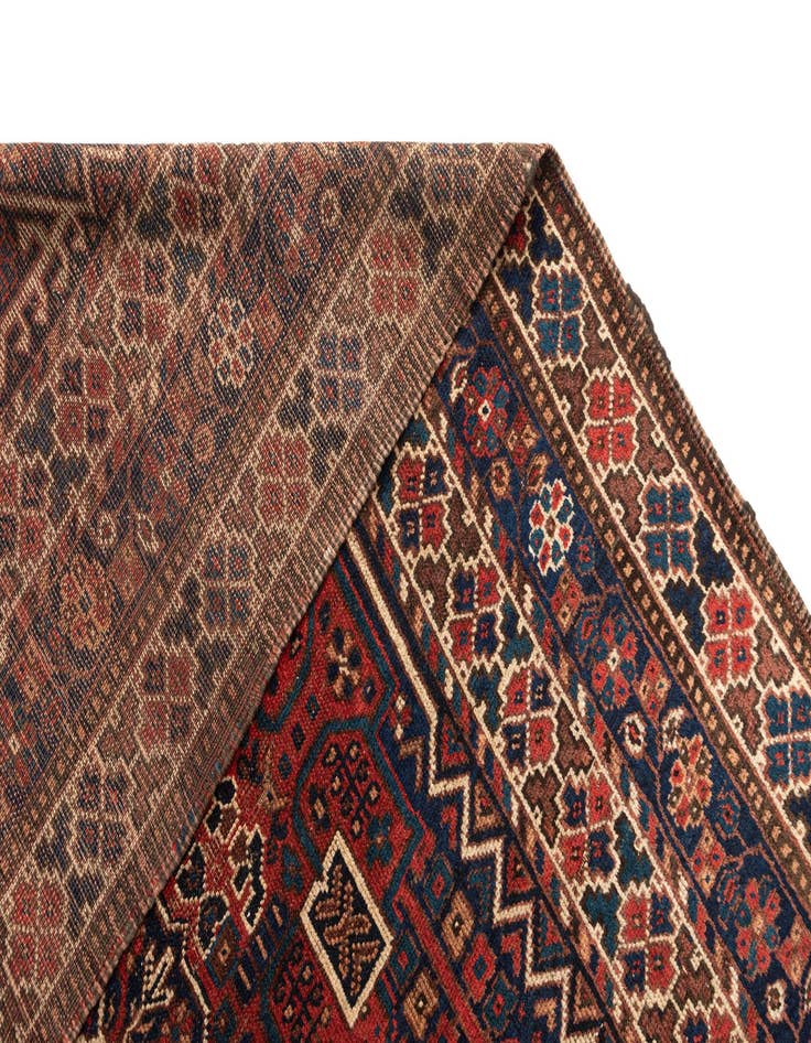 Detail image of  5' 1 x 6' 1 Ghashghai Wool Rug