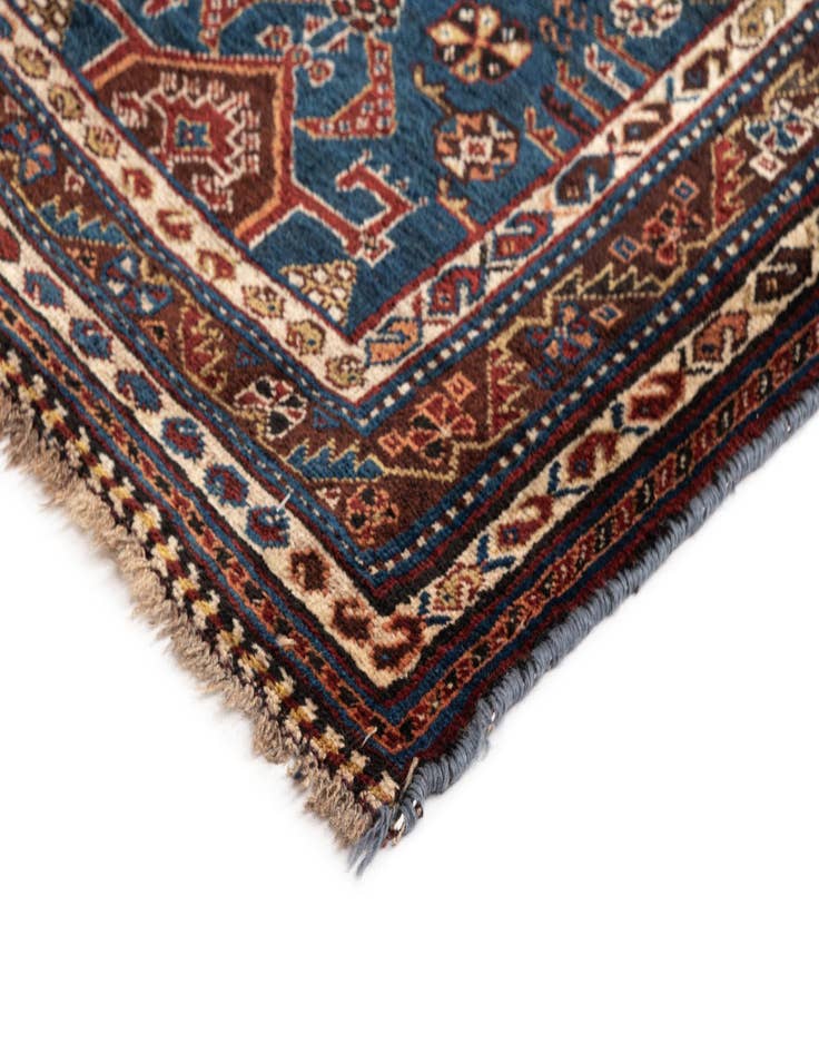 Detail image of  4' 9 x 6' 5 Ghashghai Wool Rug