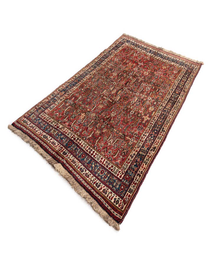 Detail image of  5' 3 x 8' 6 Ghashghai Wool Rug