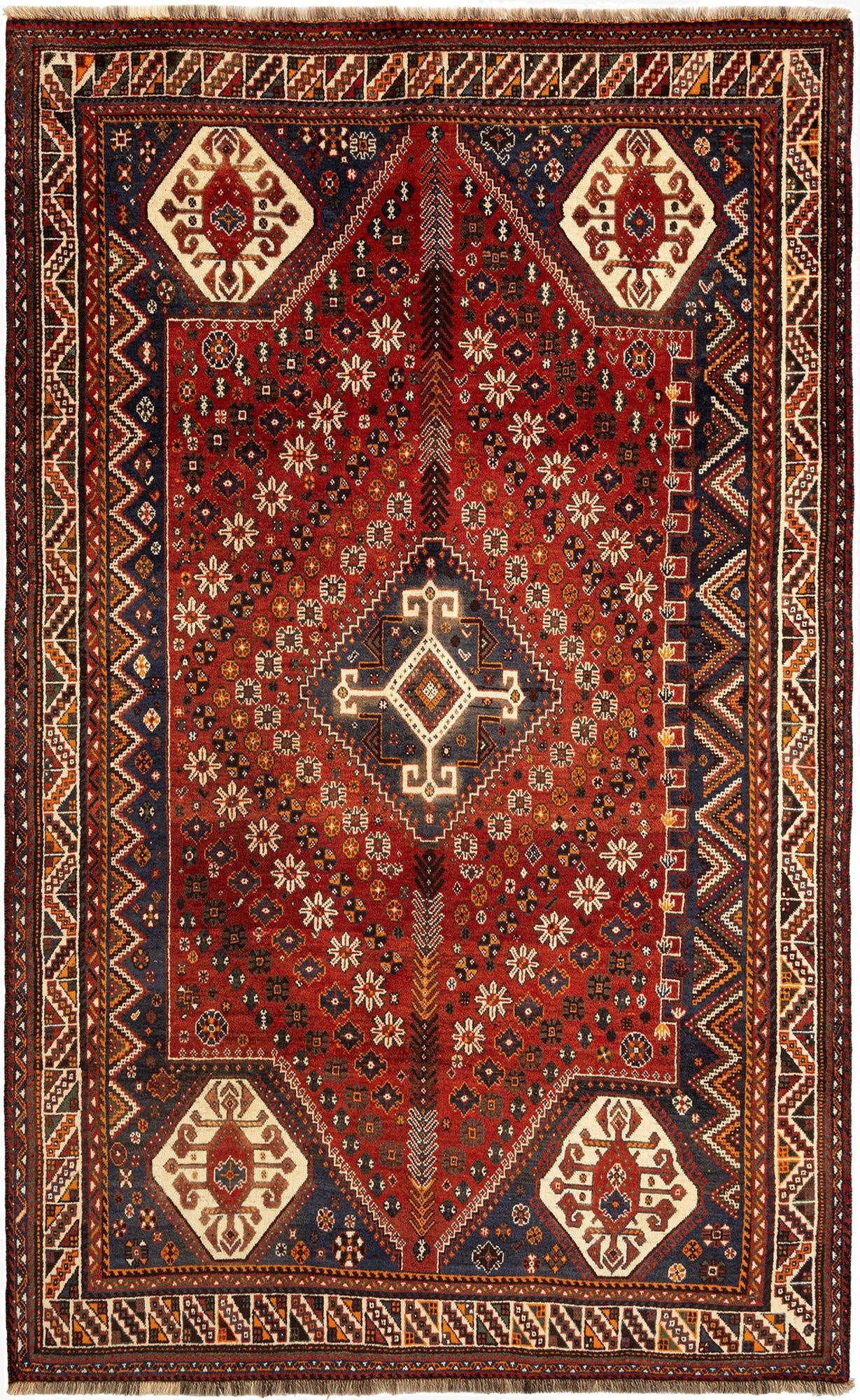  5' 6 x 8' 11 Ghashghai Wool Rug