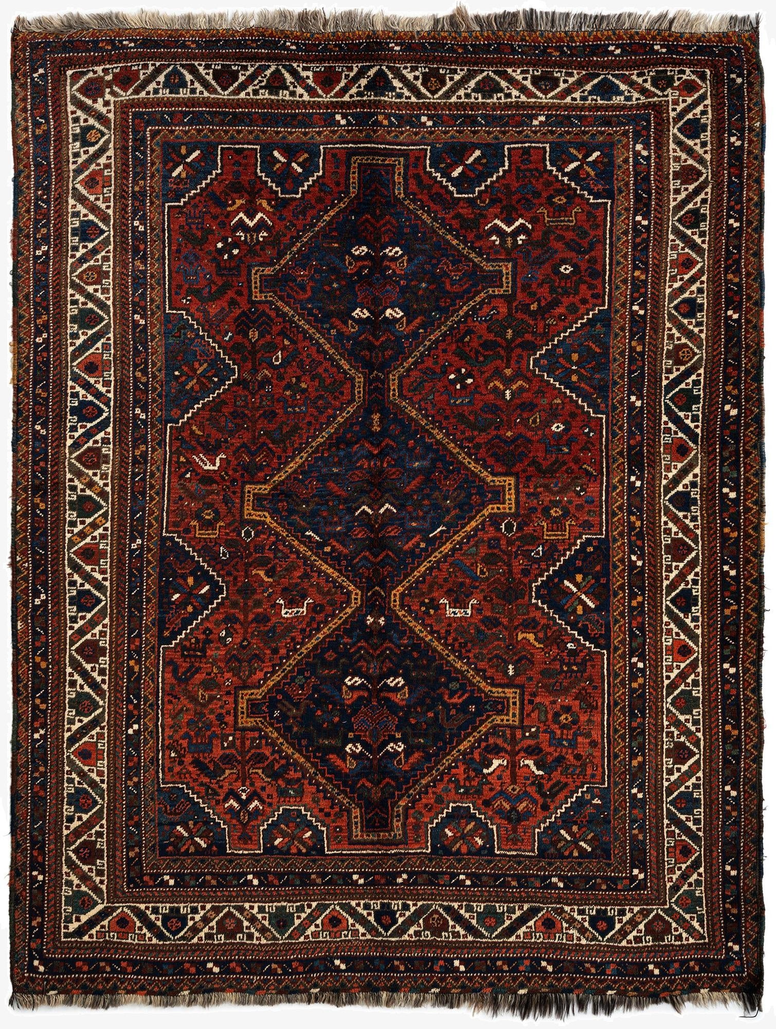  5' 5 x 7' 3 Ghashghai Wool Rug