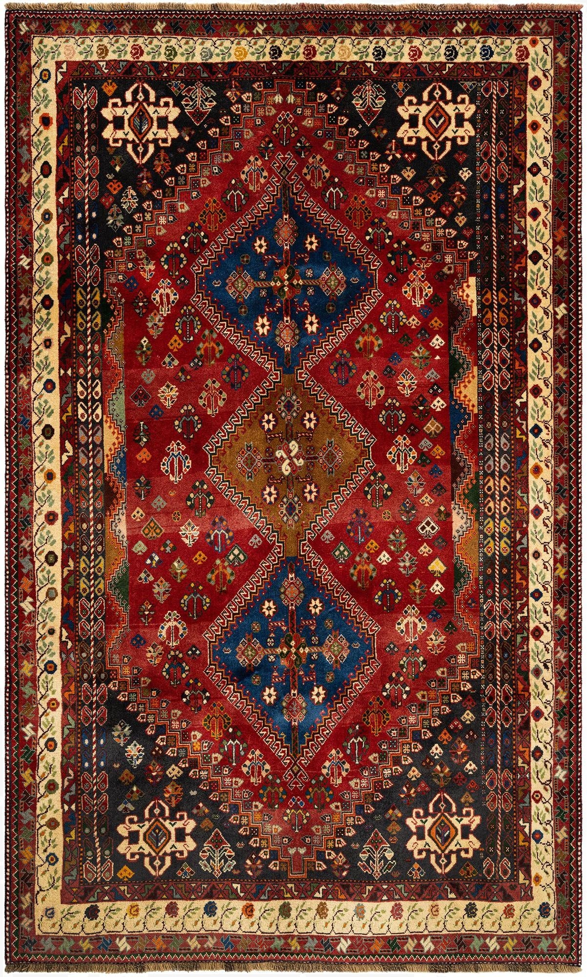  5' 7 x 9' 4 Ghashghai Wool Rug