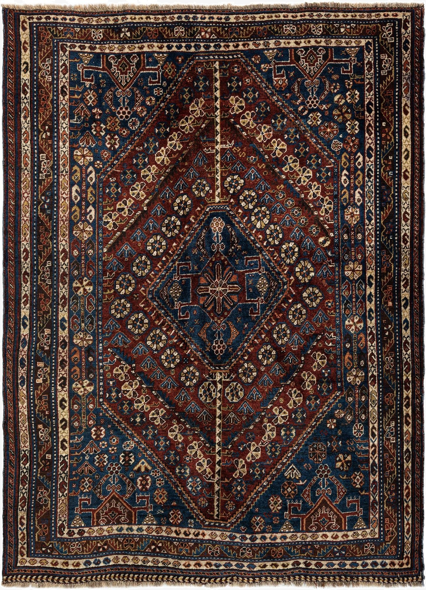  4' 9 x 6' 5 Ghashghai Wool Rug