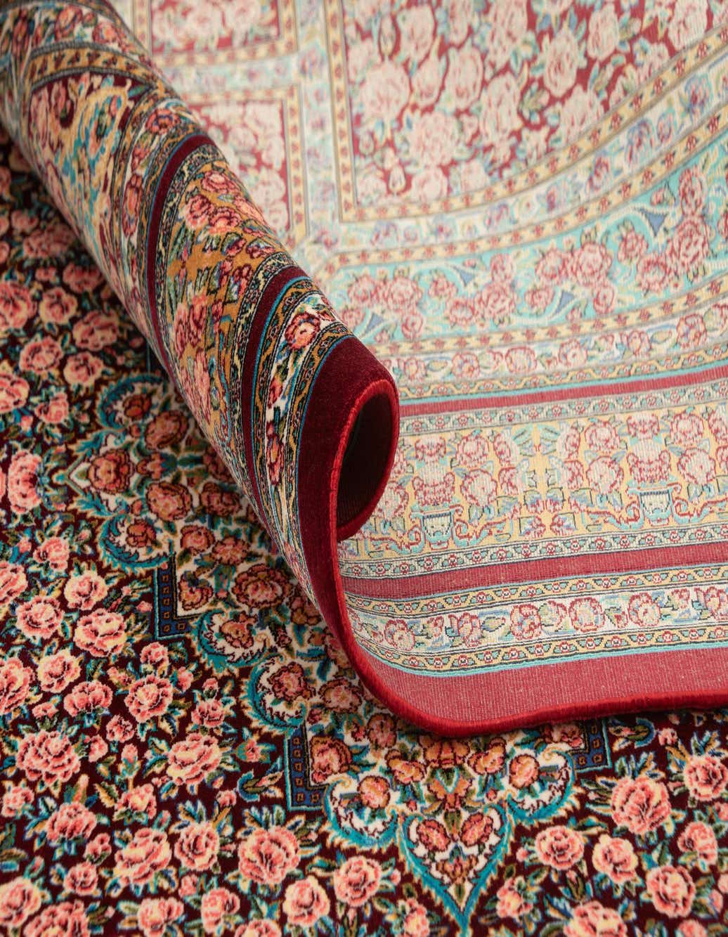 Primary image  3' 3 x 4' 9 Ghom Design Rug