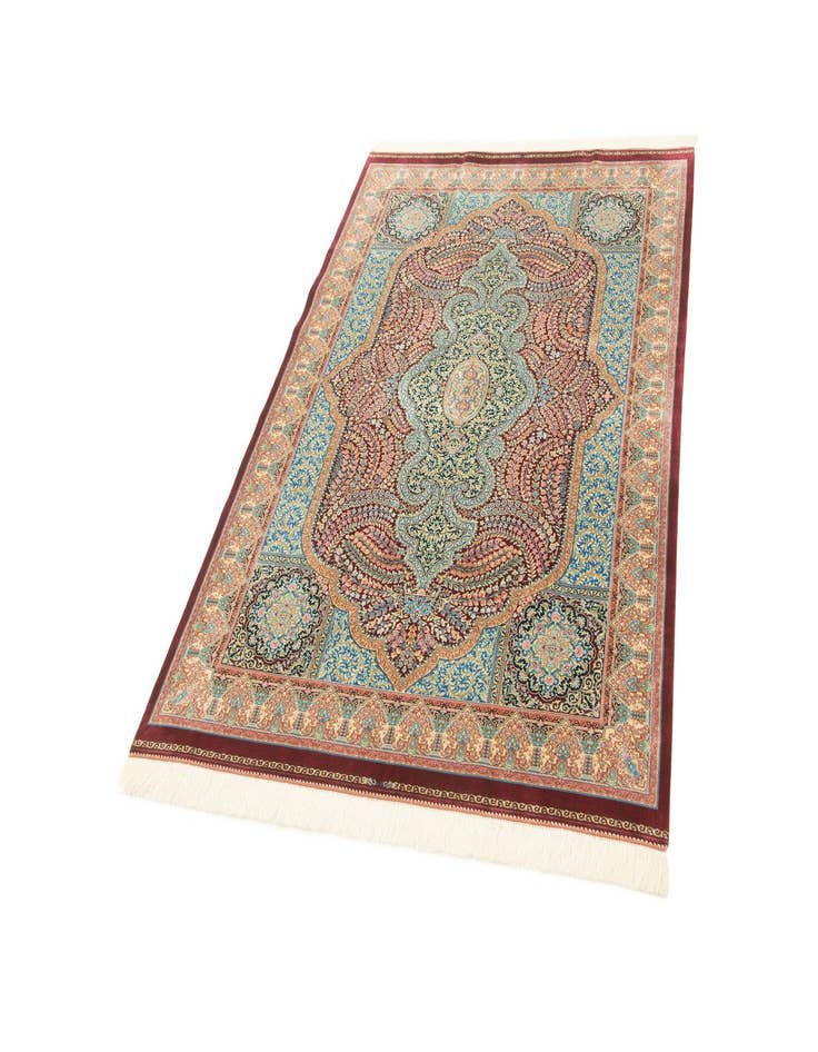 Detail image of  4' 4 x 6' 4 Ghom Design Rug