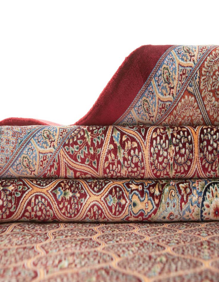 Detail image of  4' 9 x 7' 5 Ghom Design Rug