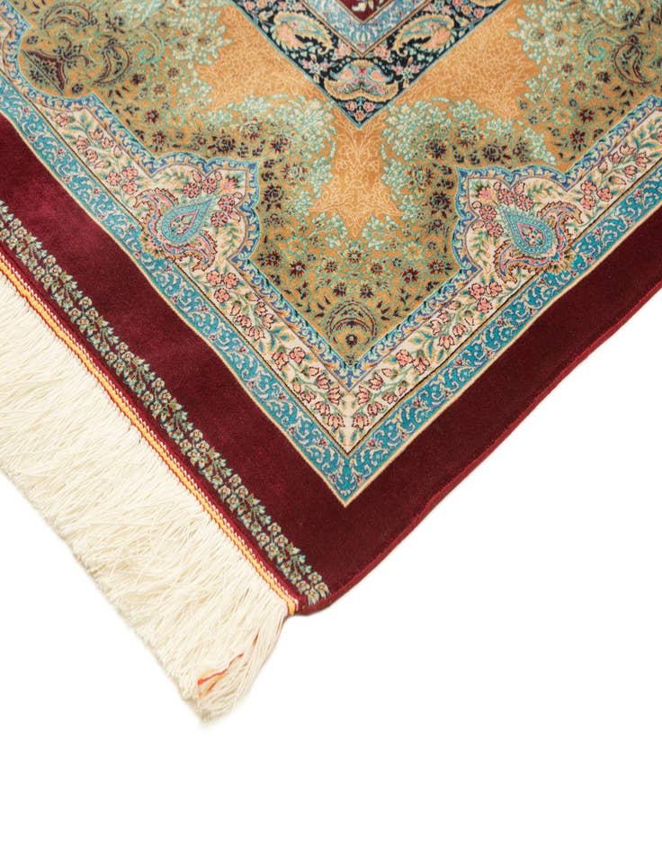 Detail image of  6' 7 x 9' 7 Ghom Design Rug